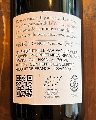 Vin de France Rouge 2022