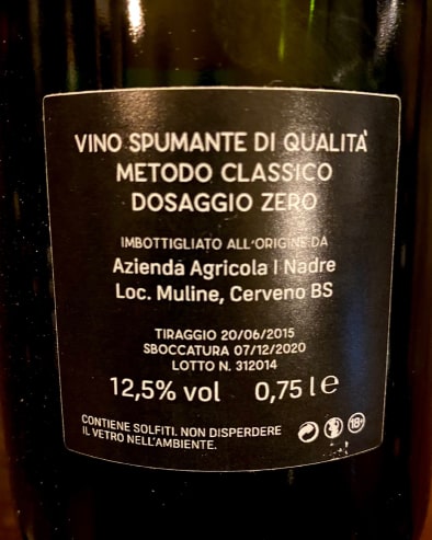 62 2014 Dosaggio Zero Deg.12/20