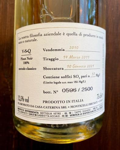 Argical Pas Dosè Blanc de Noirs 2010 Deg 01/21