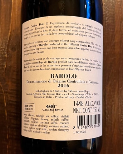 Barolo 2016