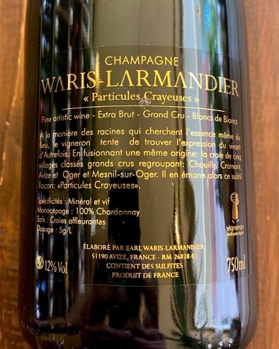 Blanc de Blancs Particules Crayeuses Grand Cru Extra Brut