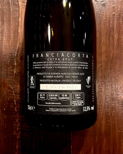 Blanc de Noir Extra Brut - Bottiglieria del Borgo