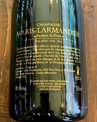 Cuvèe Racines de Trois Brut - bottiglieriadelborgo