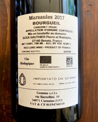 Cuvee les Marsaules 2017