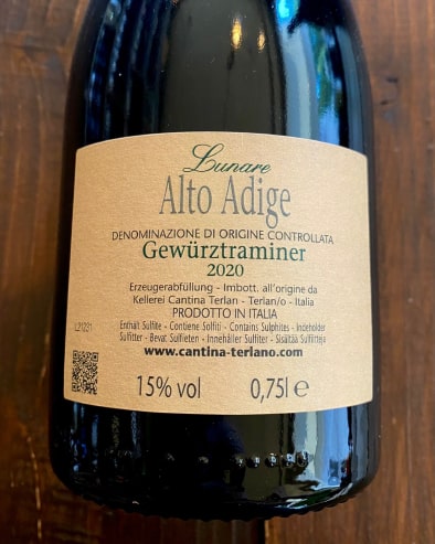 Gewurtztraminer Lunare 2020