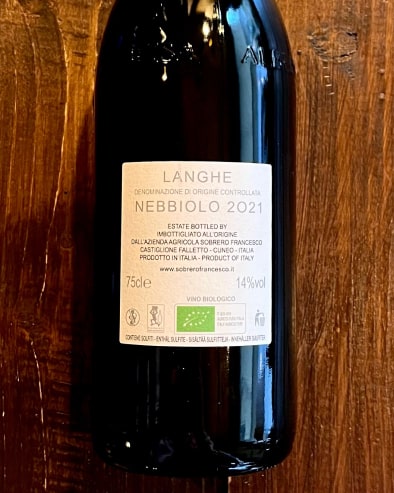 Langhe Nebbiolo 2021