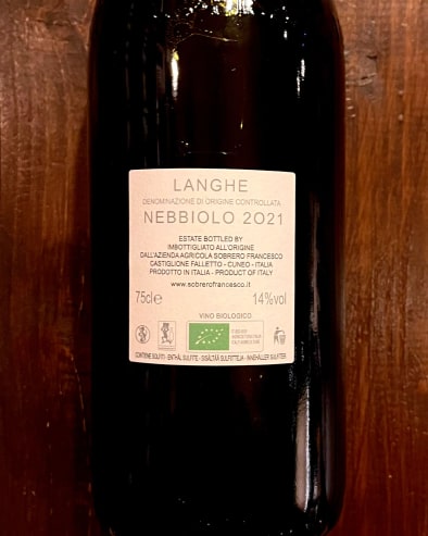 Langhe Nebbiolo 2021 Magnum