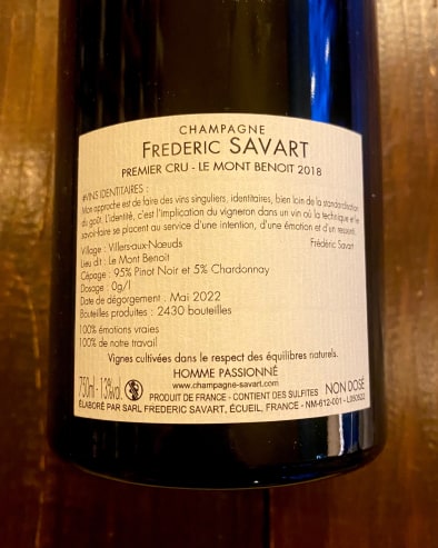 Le Mont Benoit 2018 Deg. 5/22