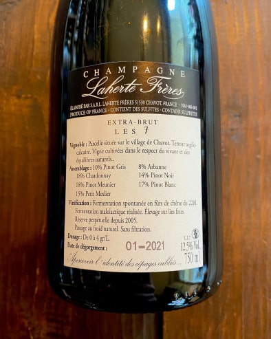 "Les 7" Extra Brut - bottiglieriadelborgo