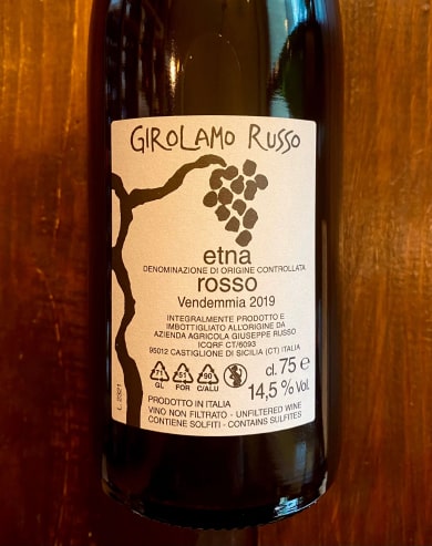San Lorenzo Etna Rosso 2019 - bottiglieriadelborgo