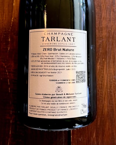 Zero Brut Nature Deg.02/21