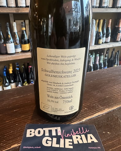 Goldmuskateller Schwalbenschwanz 2023 - Bottiglieria del Borgo