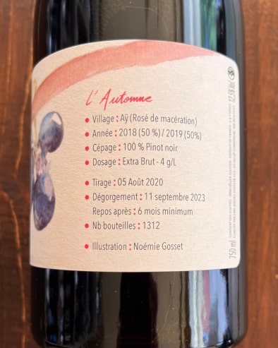 Au Fil Des Temps Automne Rosè Deg.09/23