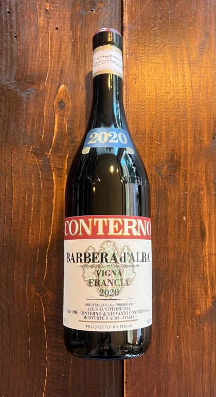 Barbera d'Alba Vigna Francia 2020