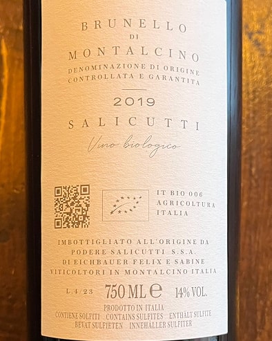 Brunello di Montalcino Salicutti 2019