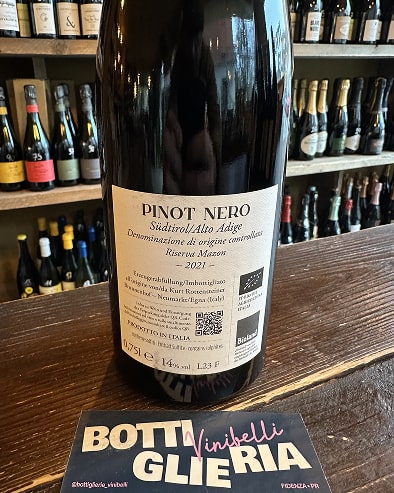 Pinot Nero Riserva Mazon Bio 2021