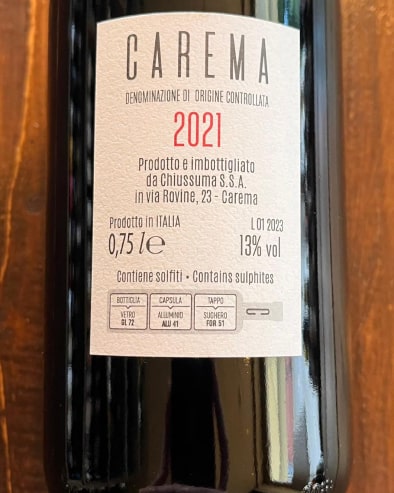 Carema DOC 2021