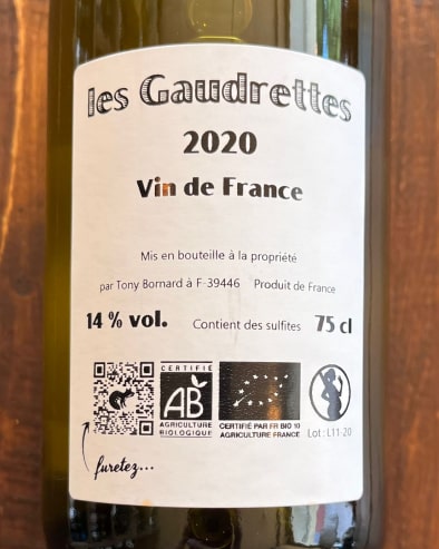 Chardonnay Les Gaudrettes 2020