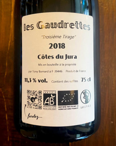 Chardonnay Les Gaudrettes "Troisième Tirage" 2018