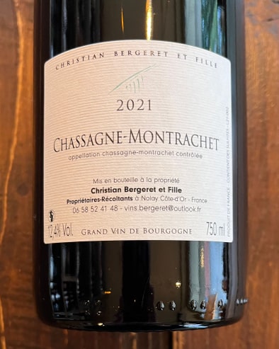 Chassagne Montrachet Blanc 2021