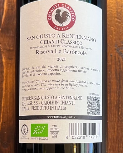 Chianti Riserva Le Baroncole 2021