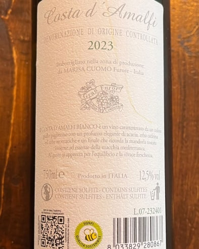 Costa d’Amalfi Bianco 2023