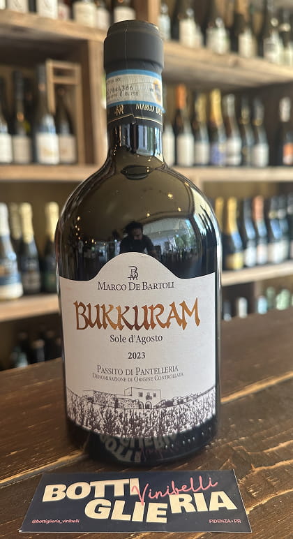 Bukkuram Sole d'Agosto 2023 Passito di Pantelleria