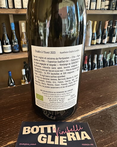 Chablis a l'Ouest (sans sulfites) 2023 - Bottiglieria del Borgo