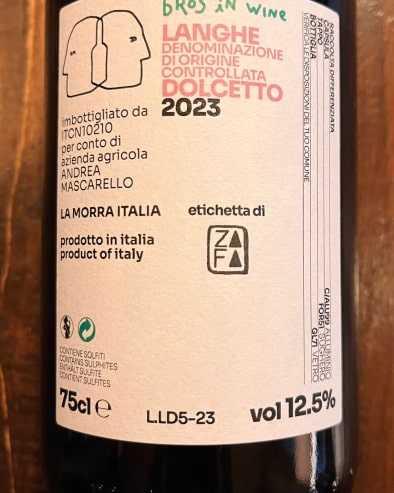 Langhe Dolcetto 2023