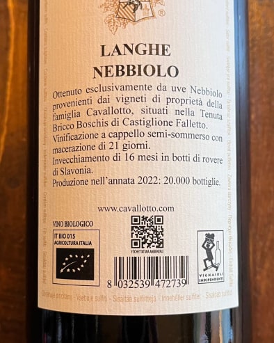 Langhe Nebbiolo 2022