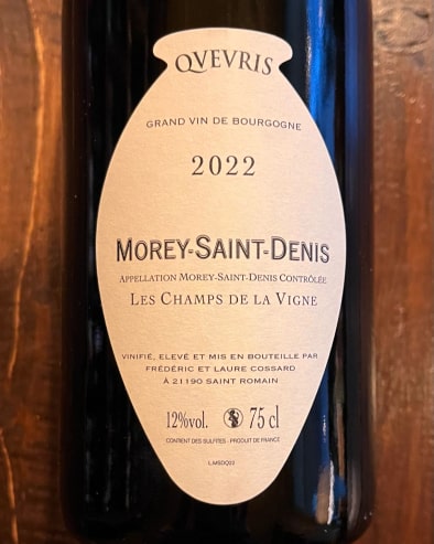 Morey St. Denis Les Champs de la Vigne Qvevris 2022