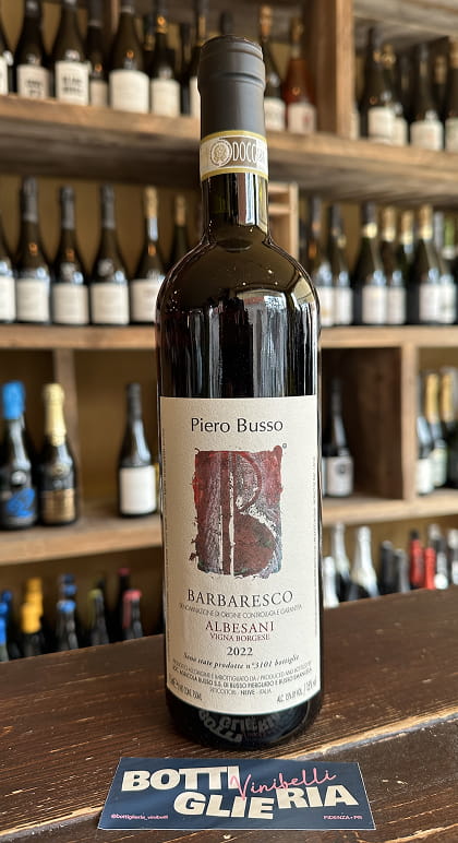 Barbaresco Albesani Vigna Borgese 2022 - Bottiglieria del Borgo