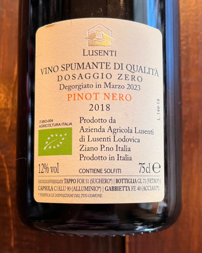 Pinot Nero Spumante 2018