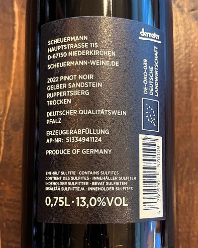 Pinot Noir Gelber Sand 2022