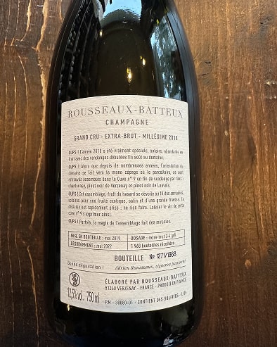 Cuvée N.9 Extra Brut 2018 Grand Cru
