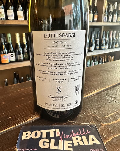 Lotti Sparsi 000B Chardonnay - Bottiglieria del Borgo