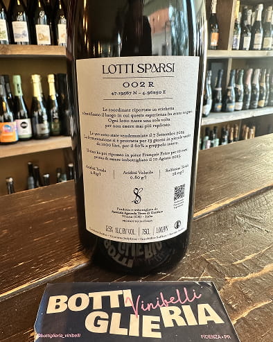 Lotti Sparsi 002R Pinot Nero - Bottiglieria del Borgo