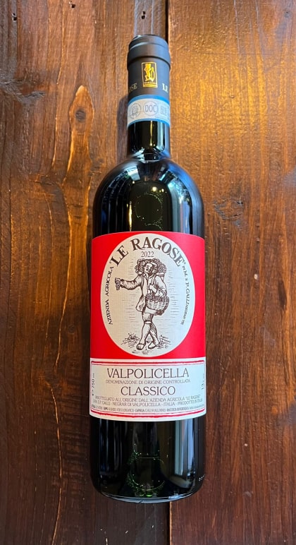 Le Ragose Valpolicella Classico 2022 | Le Ragose – Bottiglieria del Borgo