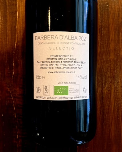 Barbera d'Alba "Selectio" 2021