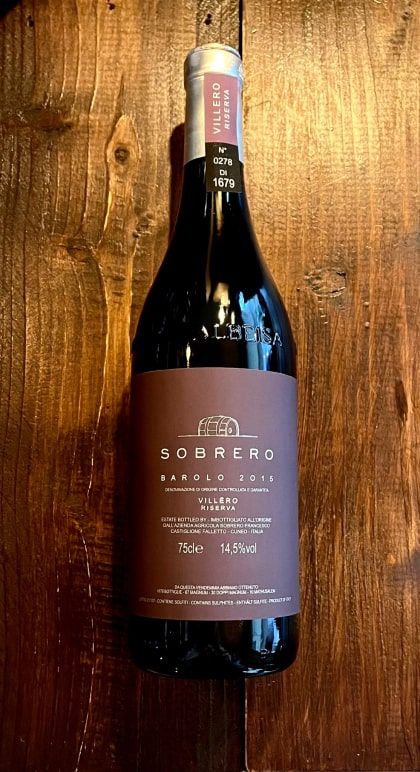 Barolo "Riserva Villero" 2015