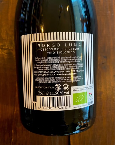 Borgoluna Prosecco doc 2020 - bottiglieriadelborgo