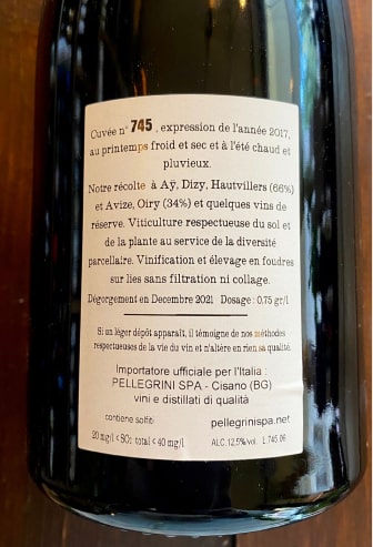 Cuvee 745 Magnum Deg. 12/21 - Bottiglieria del Borgo