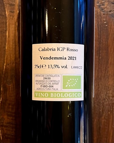 Il Rosso Calabria IGP 2021 - Bottiglieria del Borgo